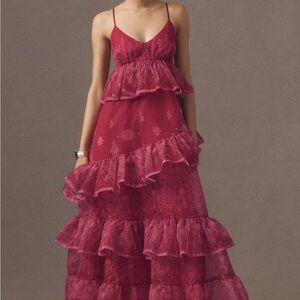 Anthropologie tiered dress NWOT